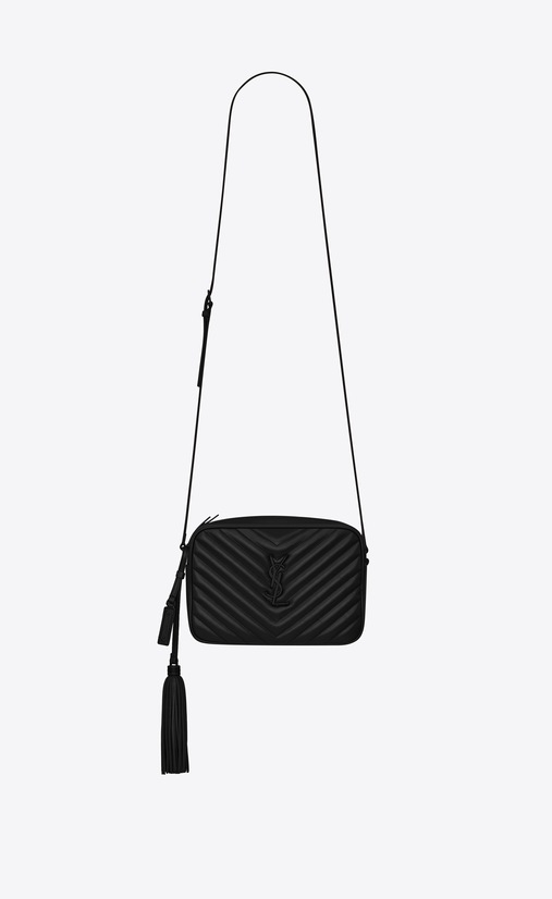 Lou camera bag in quilted leather
